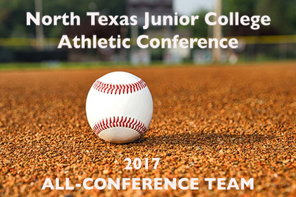 2017 NTJCAC All-Conference Baseball Team