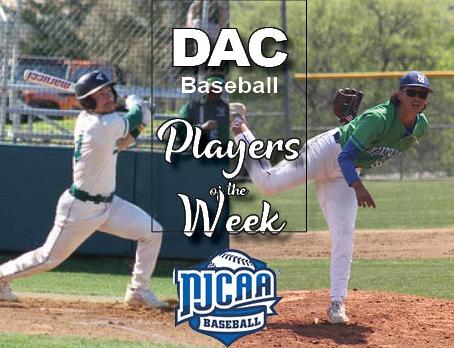 Perez, Peters Selected as DAC Baseball Players of the Week