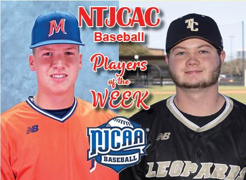 Luikart, Lachance named NTJCAC Baseball Players of the Week