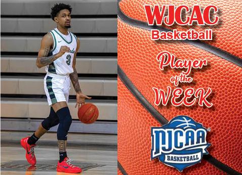 Johnson named WJCAC Men’s Basketball Player of the Week
