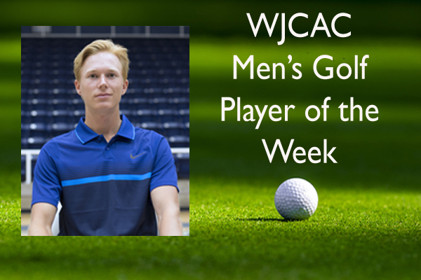 WJCAC Men's Golf Player of the Week (April 13-19)