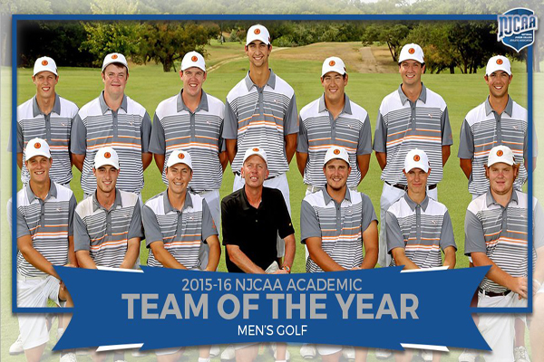 McLennan Men's Golf named NJCAA Academic Team of the Year