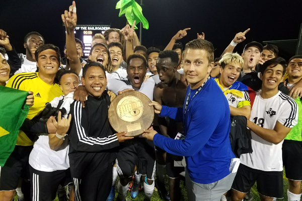 Ranger Men's Soccer wins Region V Tourney title