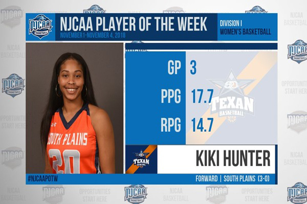 SPC's Keke Hunter named NJCAA Women's Basketball National Player of the Week
