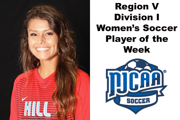 Region V Division I Women's Soccer Player of the Week (Oct. 8-14)