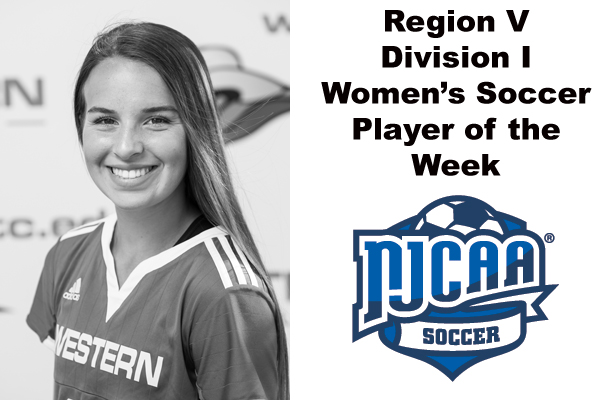 Region V Division I Women's Soccer Player of the Week (Sept. 24-30)