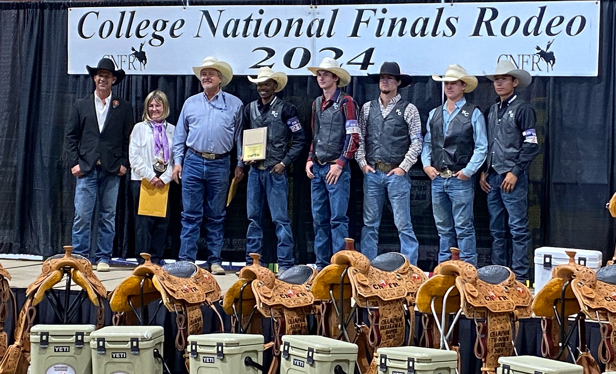 Hill College wins a pair of National Titles at the 2024 College National Finals Rodeo