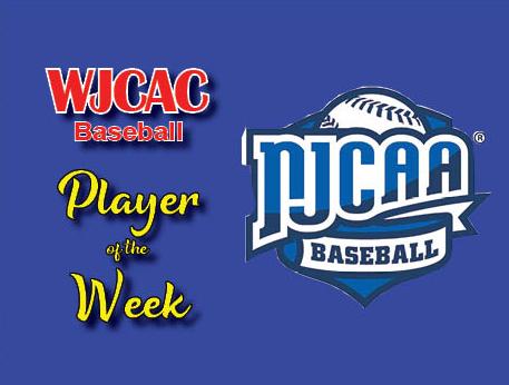 Watkins named WJCAC Baseball Player of the Week
