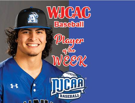 De Hoyos named WJCAC Baseball Player of the Week