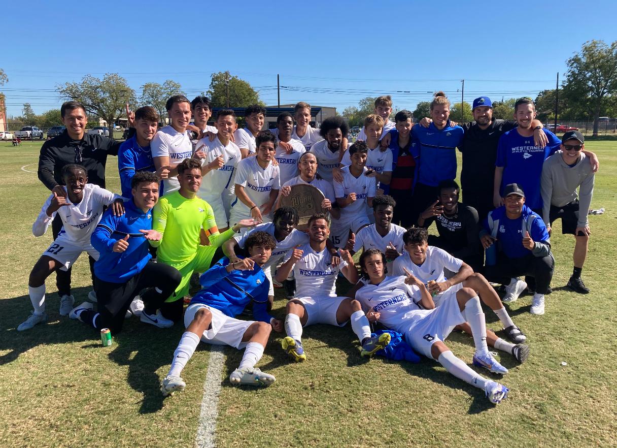 The Western Texas College Westerners capture Region V men's soccer title