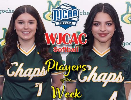 Yarborough, Canales earn WJCAC Softball Players of the Week Honors