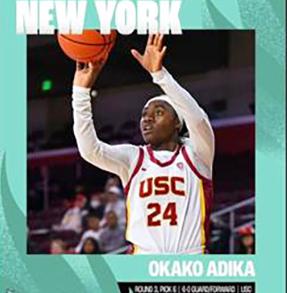 Former Wrangler Okako Adika Selected in 2023 WNBA Draft