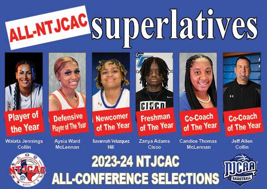 NTJCAC releases all-conference basketball selections