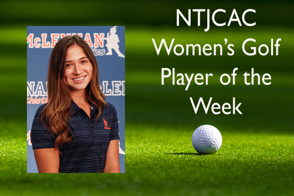 NTJCAC Women's Golfer of the Week (Oct. 20)