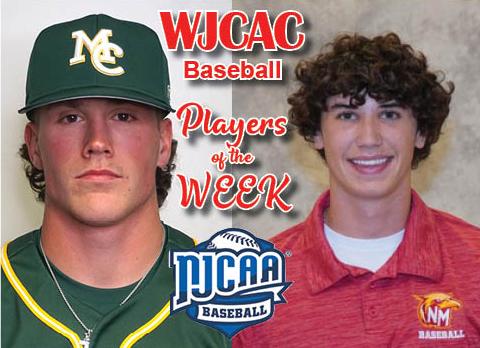 Lewis, Smith claim WJCAC Baseball Players of the Week honors