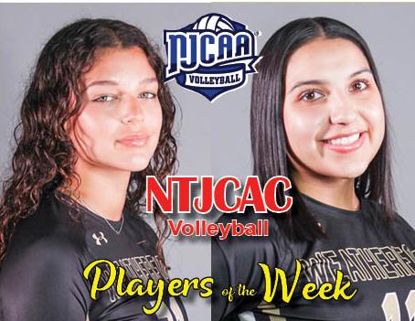 Urbanska, Carrillo named NTJCAC Volleyball Players of the Week