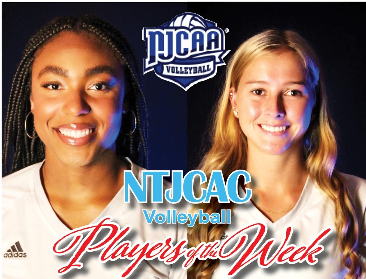 Paul, Toliver named NTJCAC Volleyball Players of the Week