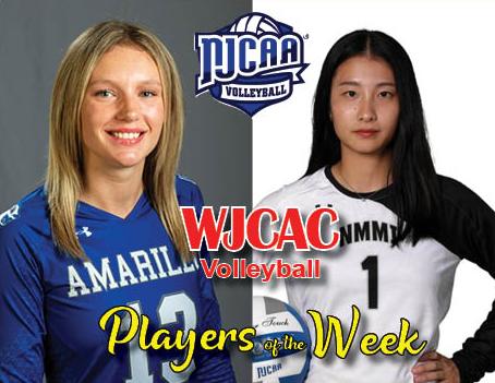 Neie, Klimowicz named WJCAC Volleyball Players of the Week